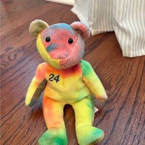 Bamm Beano's Griffey JR #24 Colorful Plush Bear Toy